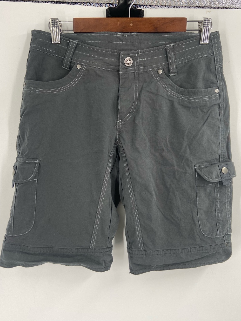 Kuhl Women’s Cotton Blend Shorts Gray 6